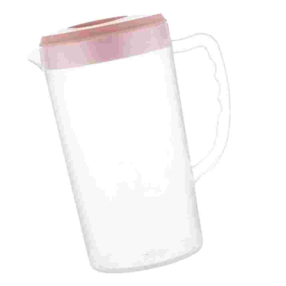 

Pitcher Water Plasticbeverage Tea Jugcold Kettle Pitchers Lid Icedcarafe Drink Lemonade Clear Container Hot Pot Fridge Ice