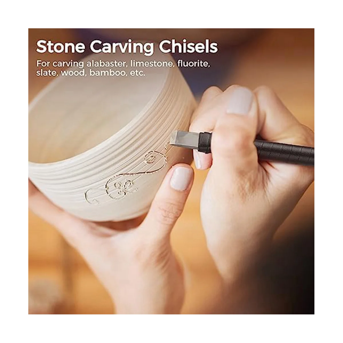 12 шт. инструмент для резьбы по камню стальные вольфрамовые резцы набор на