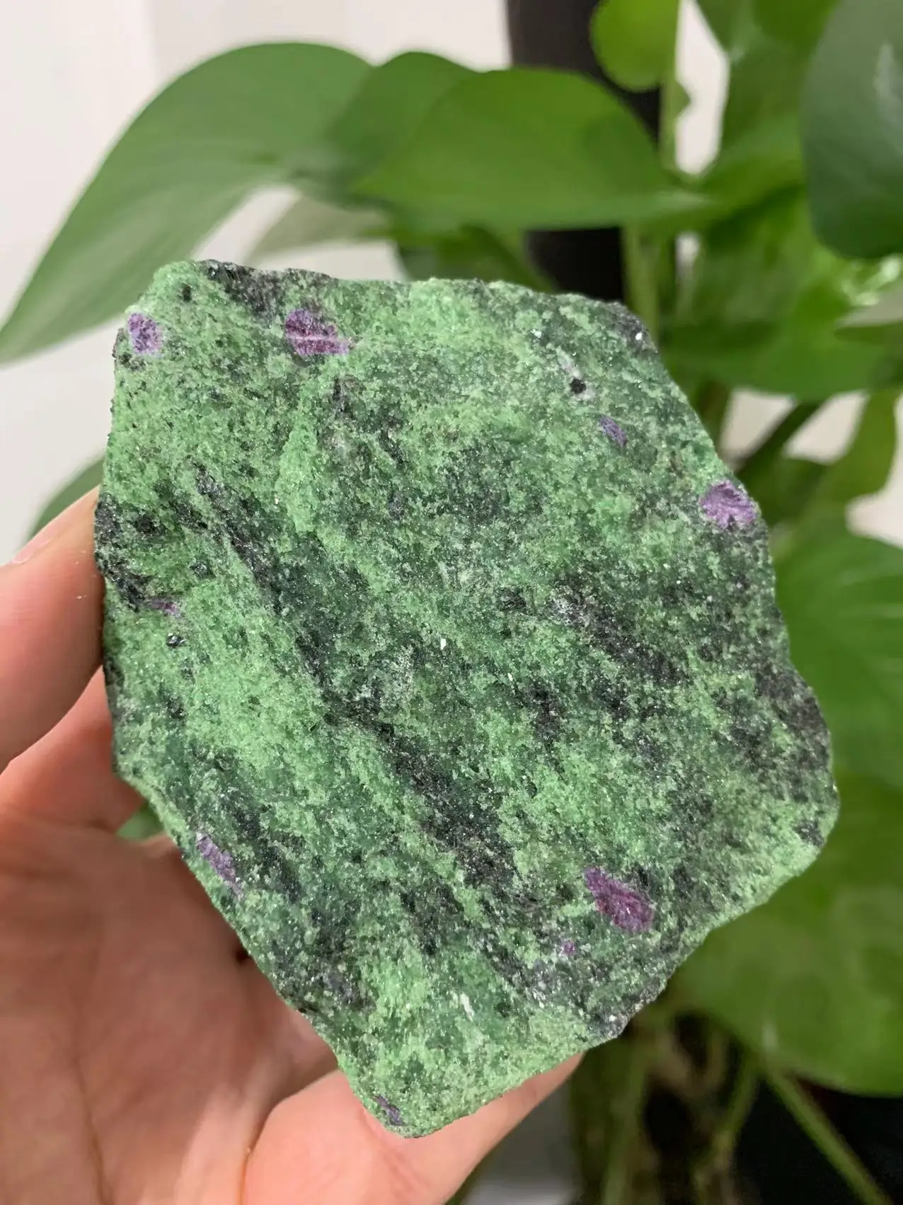 

Natural Red and Green Epidote Crystal Rough Raw Gem Stone Reiki Healing Mineral