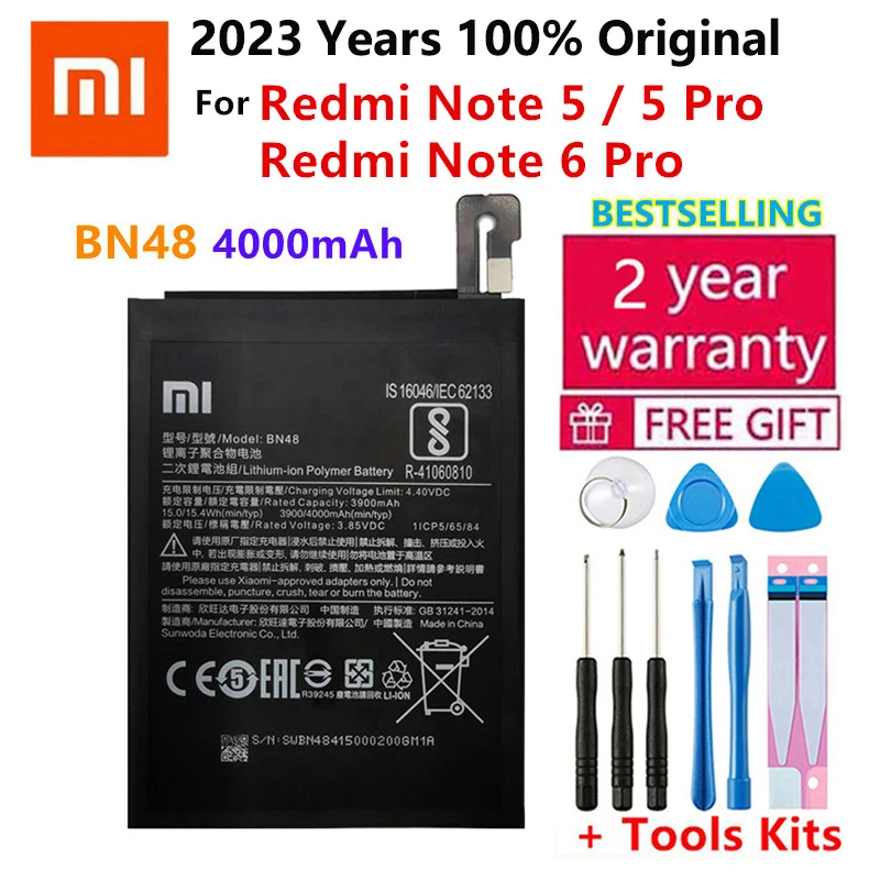 Фото Оригинальный аккумулятор для Xiaomi Mi Redmi Note Mix Max 2 3 3S 3X 4 4X 4A 4C 5 5A 5S M5 6 6A Mi6X 7 7A 8 9 MI9 Pro Plus Lite, батареи №4