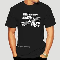 summer men fashion cotton t shirts fast and the furious inspired i got family man casual short sleeve tops black size 3460a