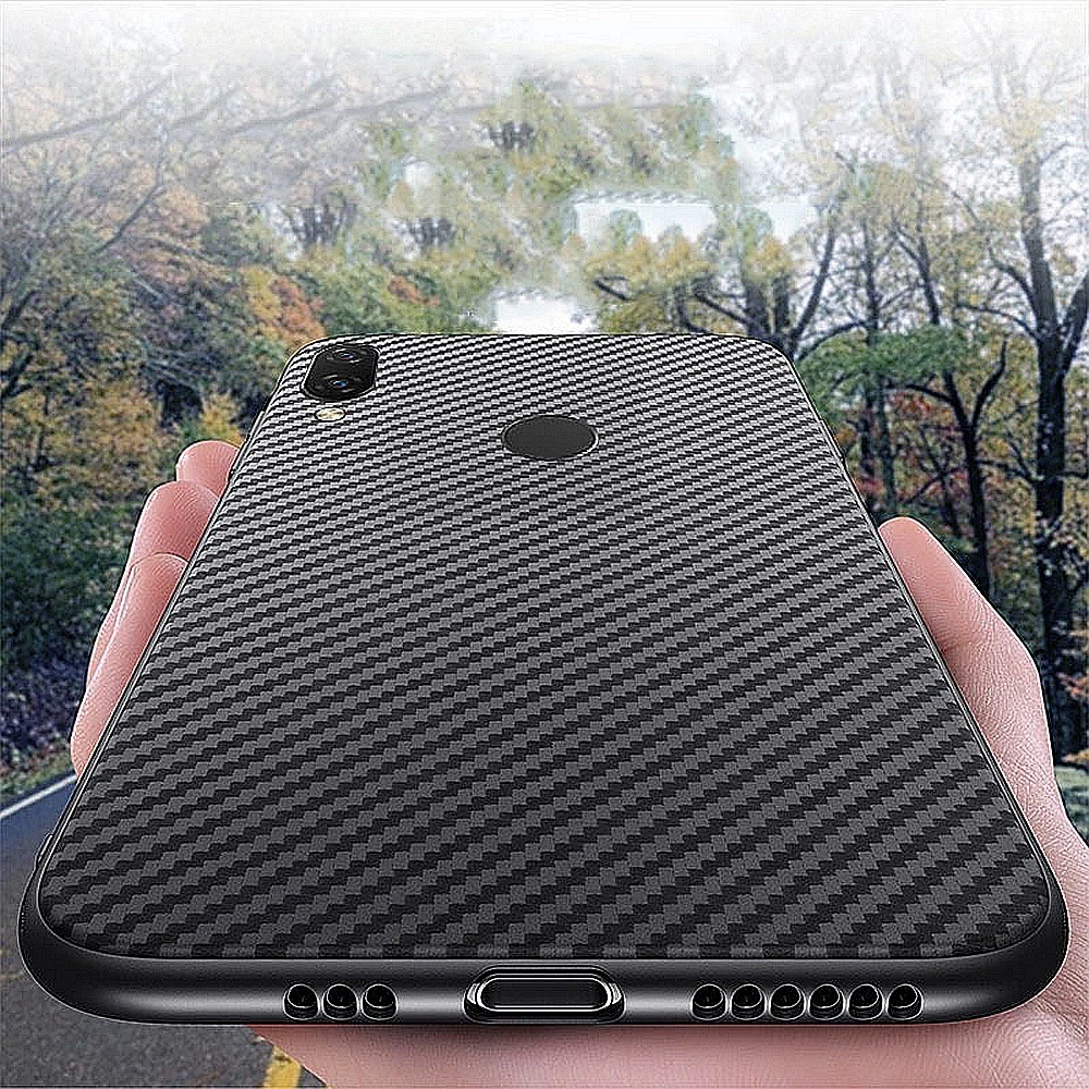 Фото Чехол из углеродного волокна для Xiaomi Redmi Note 10 9 8 11 Pro Plus 11S 10S 9S 10T 8T 7 6 5 9A 9AT 9C NFC 9T 10C, мягкий силиконовый чехол №2