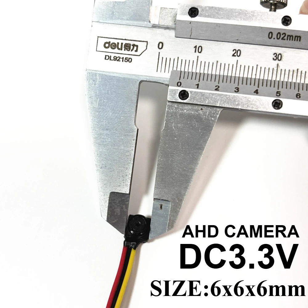 

Мини AHD камера видеонаблюдения Black 1MP 3,7 мм