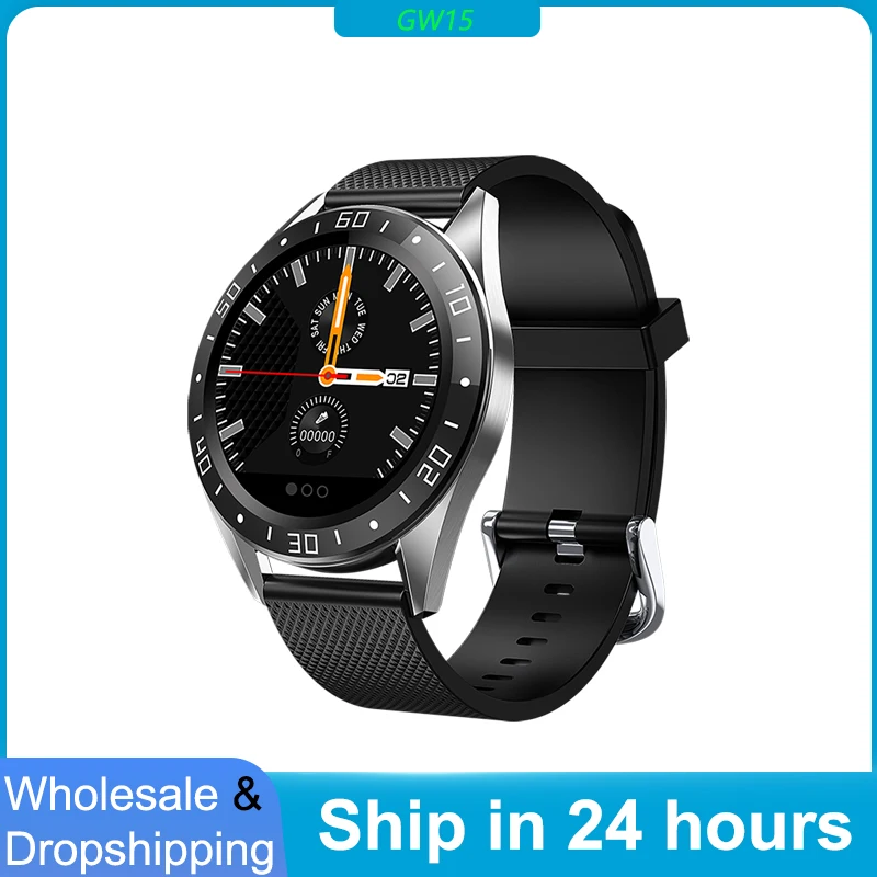 

GW15 Smart Watch Man Women Mountaineering Smartwatch Heart Rate Monitor Waterproof Color Screen Sport Outdoor Bracelet Clock
