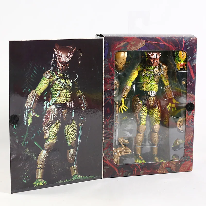 

NECA Predator 2 Ultimate Elder The Golden Angel 7 Inches Action Figure with Accessories Model Figure Toy
