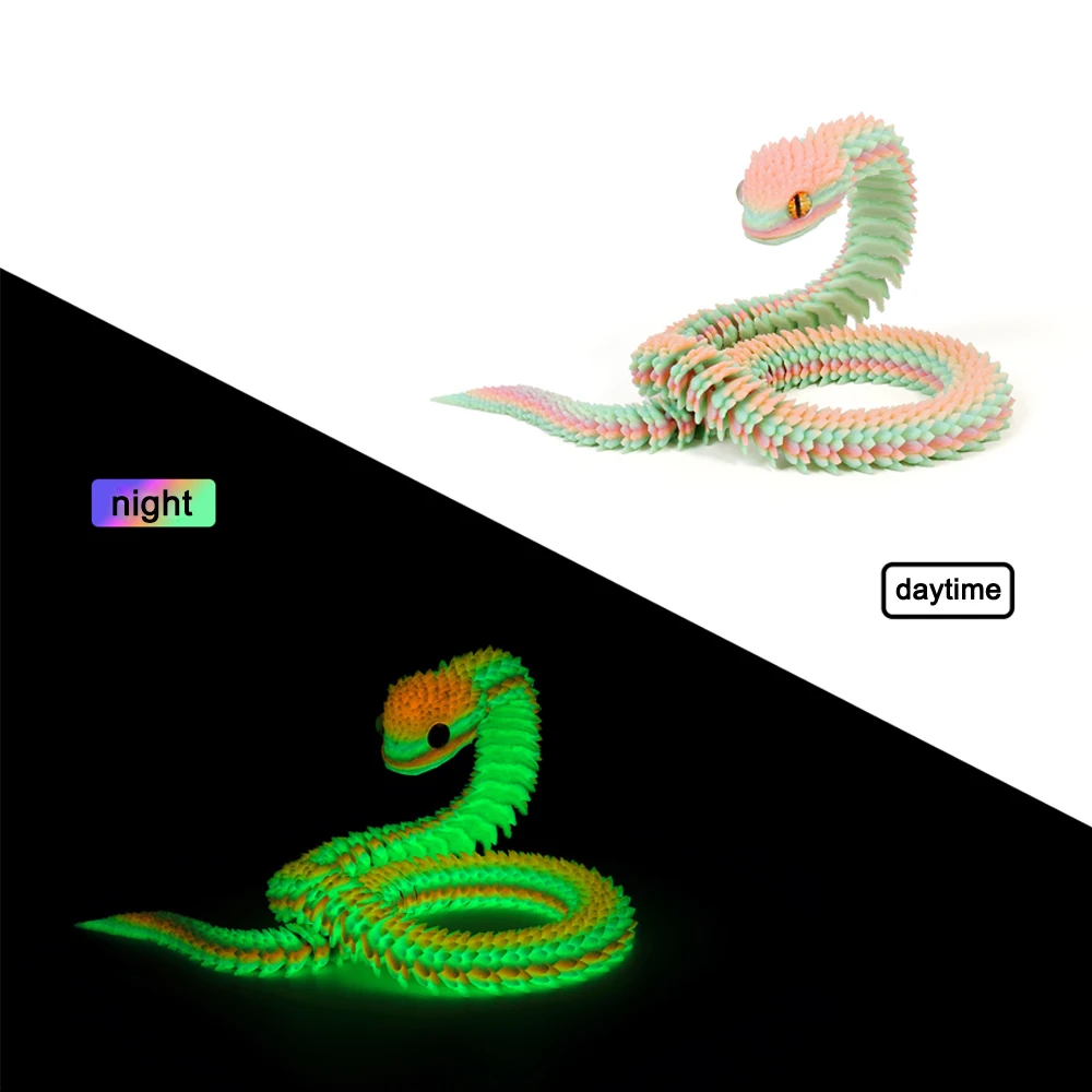 

3D-печатная змея из ПВХ