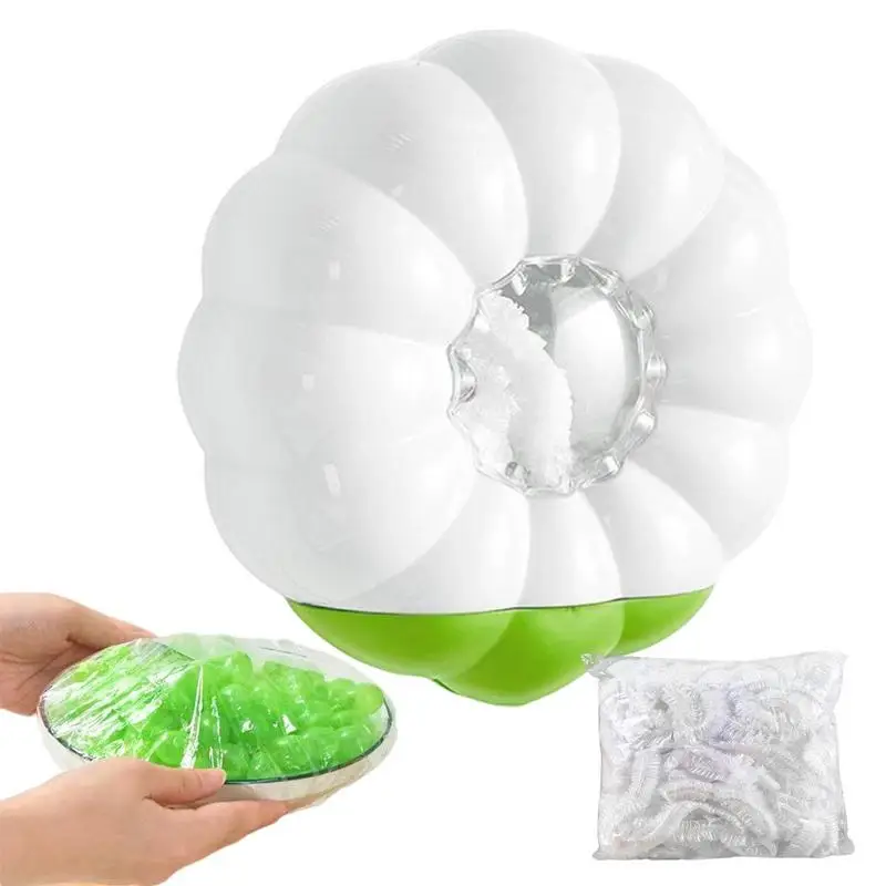 

Food Covers Stretch 100 Pcs Cling Wrap For Dishes Punch-free Cling Film Sleeve Storage Box Wall-Mounted Wrap Storage Box