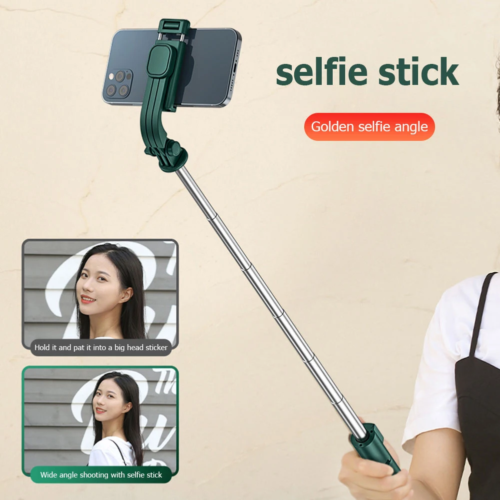 

360 Degree Adjustment Foldable Selfie Stick Desktop Bracket for Streaming Selfies Videos Photos Extendable Monopod