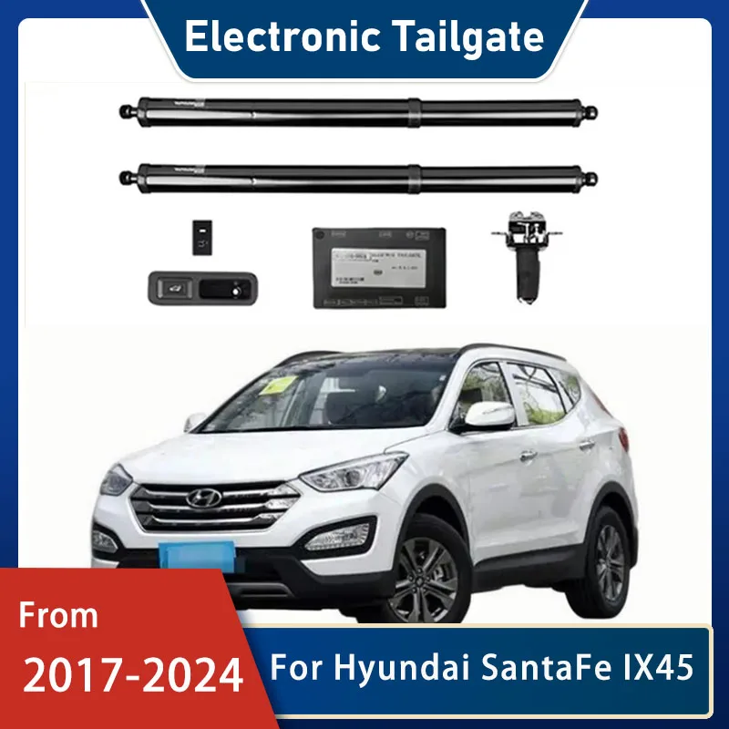 Фото Электрическая задняя дверь для Hyundai SantaFe IX45 2017-2024, автомобильный подъемник, автоматическое открытие багажника, электродвигатель для багажника, автомобильный аксессуар №1