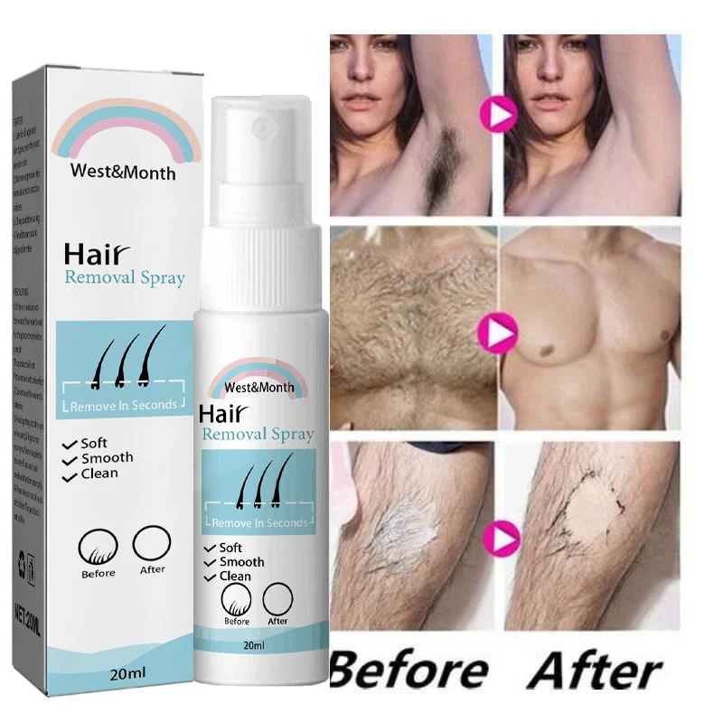 

Sdotter Permanent Hair Removal Spray Painless Hair Remover for Ladies Armpit Legs Arms Hair Growth Inhibitor Depilatory Body Cre