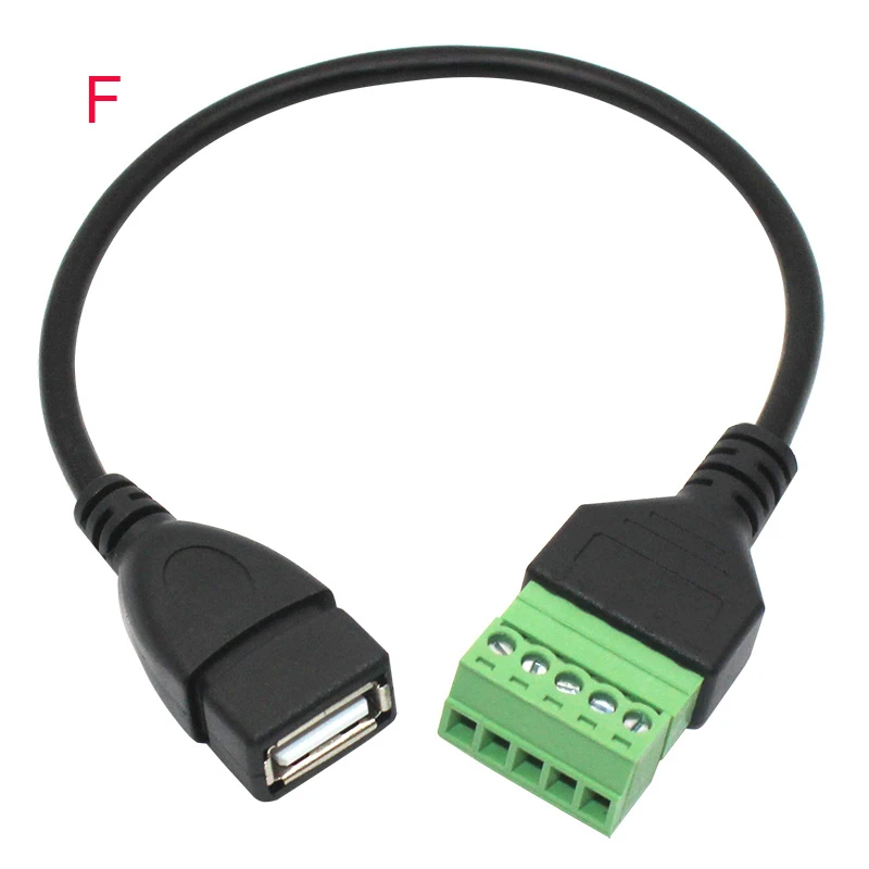 Фото USB-мама Mini USB Type-C RCA «папа-мама» винтовая клемма стереоразъем разъем-адаптер кабель 3,5 мм 6,5 мм пост №5