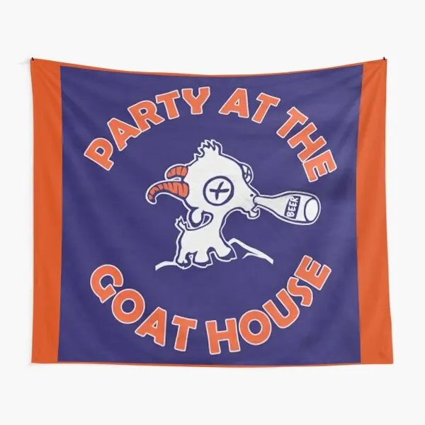 

Голубой гобелен в стиле «дома козы», украшение для гостиной, красивое одеяло для йоги, дорожное покрывало с принтом для спальни