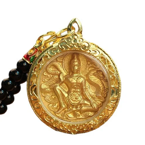 Thailändische Buddha-Medaille, Zedujin Dragon Po, Long Nai – Detail 5