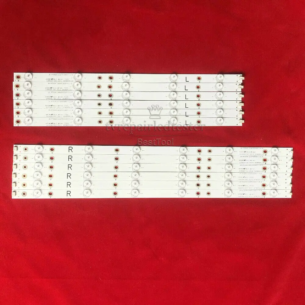 

LED Strips for LC-50LB370U 50PFK4509 500TT56 50PFL6340 50PFL6540 50PFT6510 led tv bar