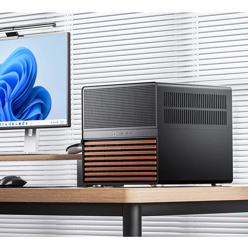 Корпус JONSBO N5 NAS EATX с поддержкой материнской платы ITX/M-ATX/E-ATX 12