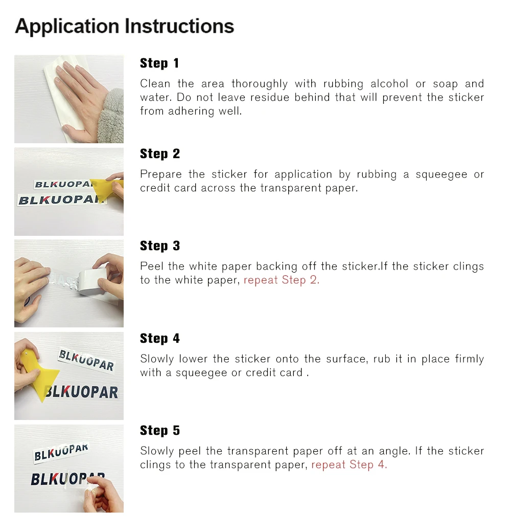 Водостойкая оригинальная наклейка BLKUOPAR для гоночного автомобиля