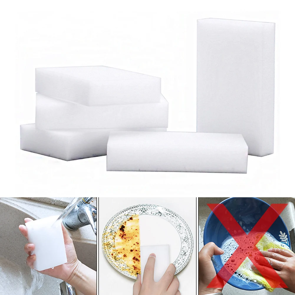 

100*60*20mm Melamine Sponge Sponge Eraser Melamine Sponge Cleaner Cleaning Sponge for Kitchen Bathroom Cleaning Tools