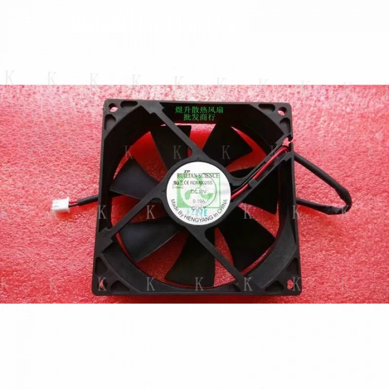 Фото Вентилятор охлаждения C FOR RUILIAN SCIENCE RDM9025S DC12V 0.19A 9025 9CM, 2-проводной №1