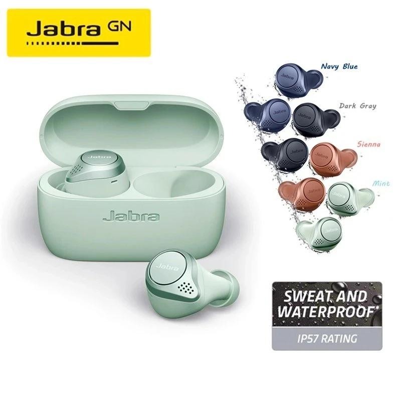 

Беспроводная гарнитура 1:1 ДЛЯ Jabra Elite 75t TWS, Bluetooth 5,0, стерео наушники-вкладыши, водонепроницаемые спортивные наушники с микрофоном