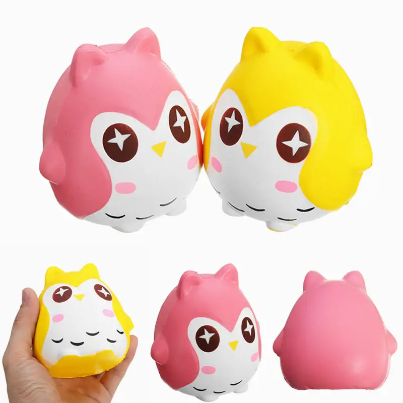 

Simulation Decompression Squishy Shop Owl Model Pu Slow Rebound Bread Cartoon Children's Gift Rising Collection Gift Deco Toys