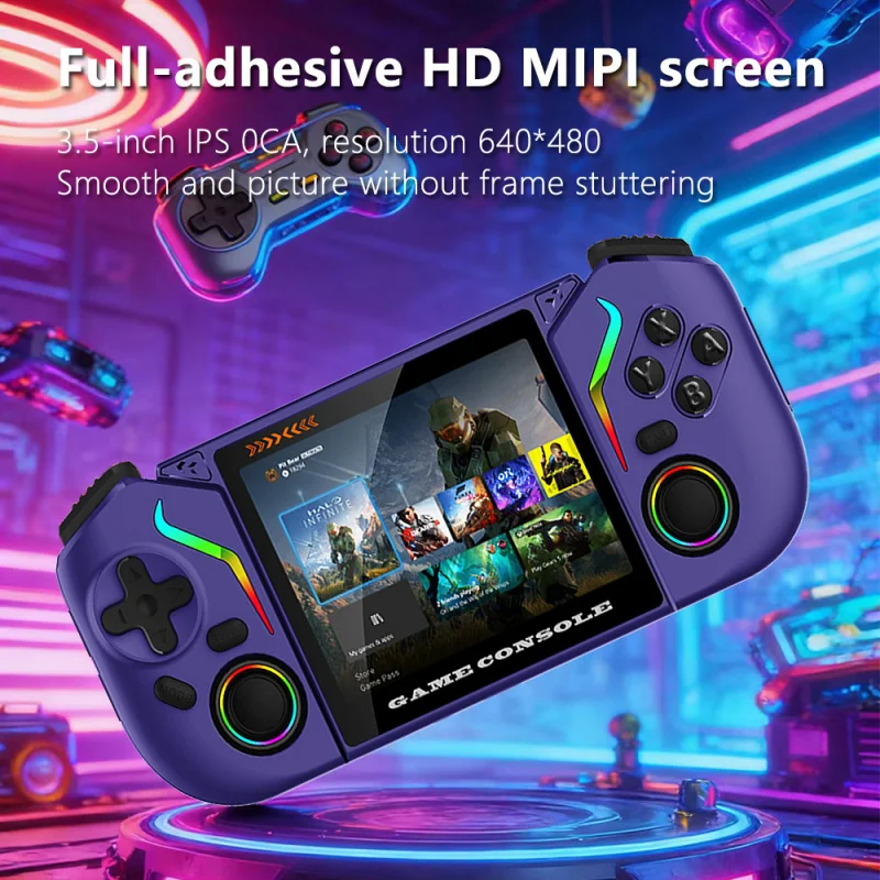 Фото Новая портативная игровая консоль X95PRO на Android с Wi-Fi, поддержкой YouTube, для домашних ретро-игр, с открытым исходным кодом №4
