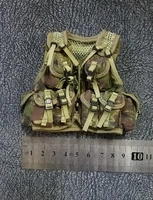 hot sales 16th wwii us jungle camouflage combat hang vest model for 12inch doll action figures