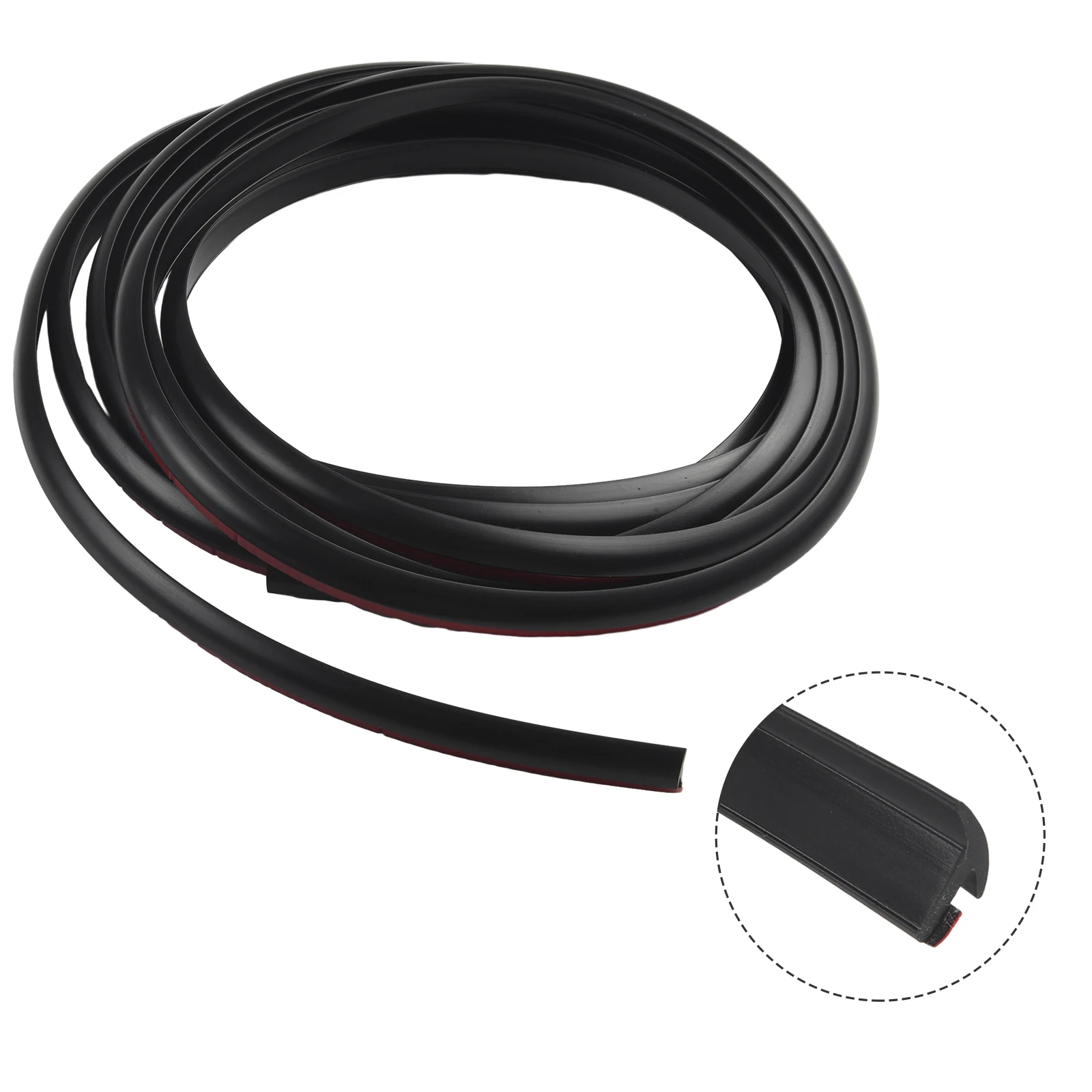 

4M Car Door Rubber Seal Strips Auto T-Shaped Sealing Stickers For Door Trunk Sound Insulation Weatherstrip Interior Accessories