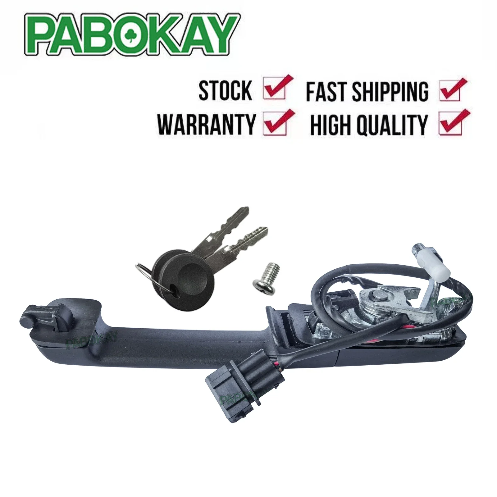 Для VW PASSAT B3 88-93 внешняя правая передняя дверная ручка центральный замок с ключами