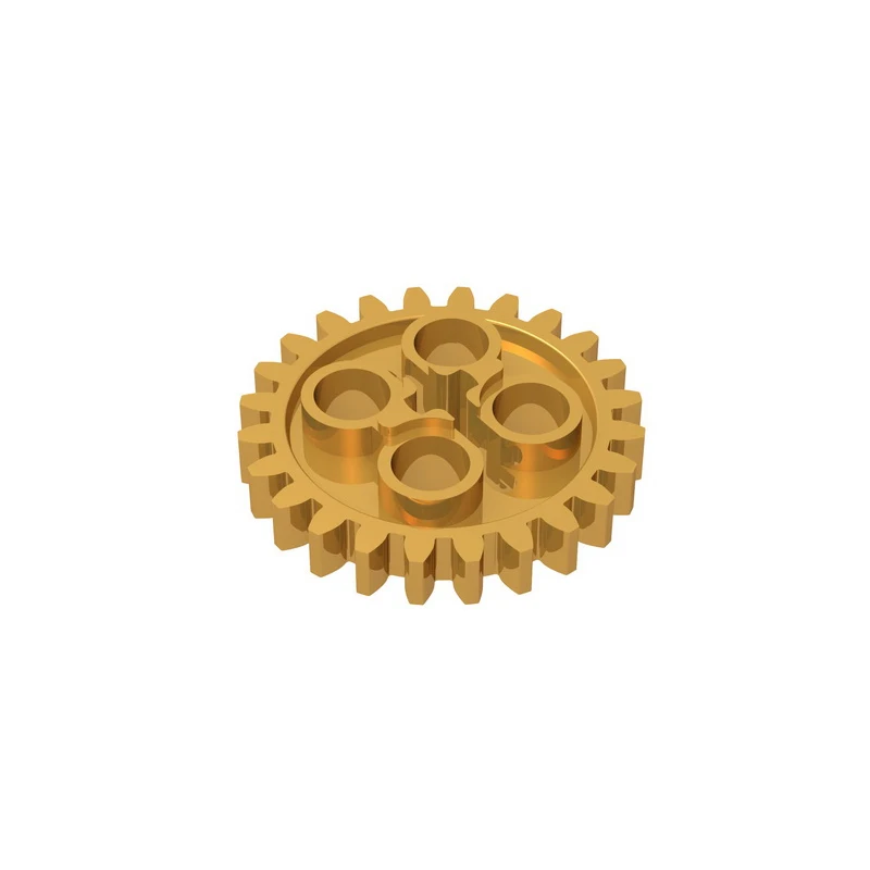 Фото Мелкие детали для сборки из блоков, запасные части MOC 24505, 24 зуба, 1098, совместимы с Lego 3648 №5