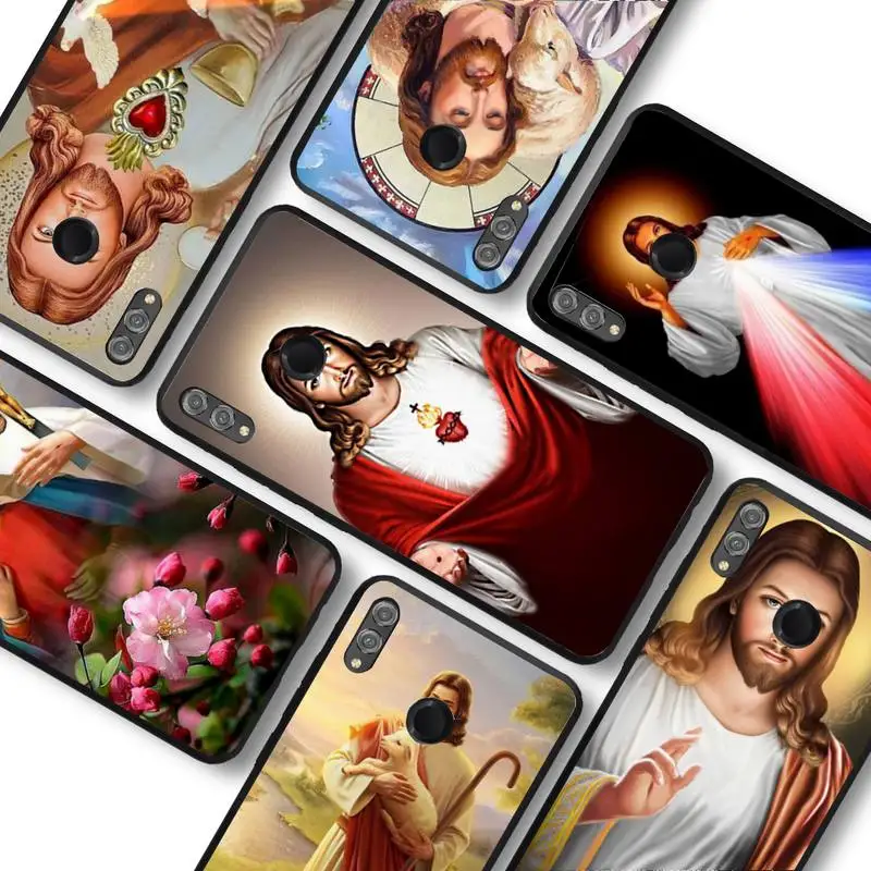 

Jesus Christ God bless you Phone Case For Huawei honor 10Lite 10i 20 8x 10 Funda for Honor 9lite 9xpro Back Coque