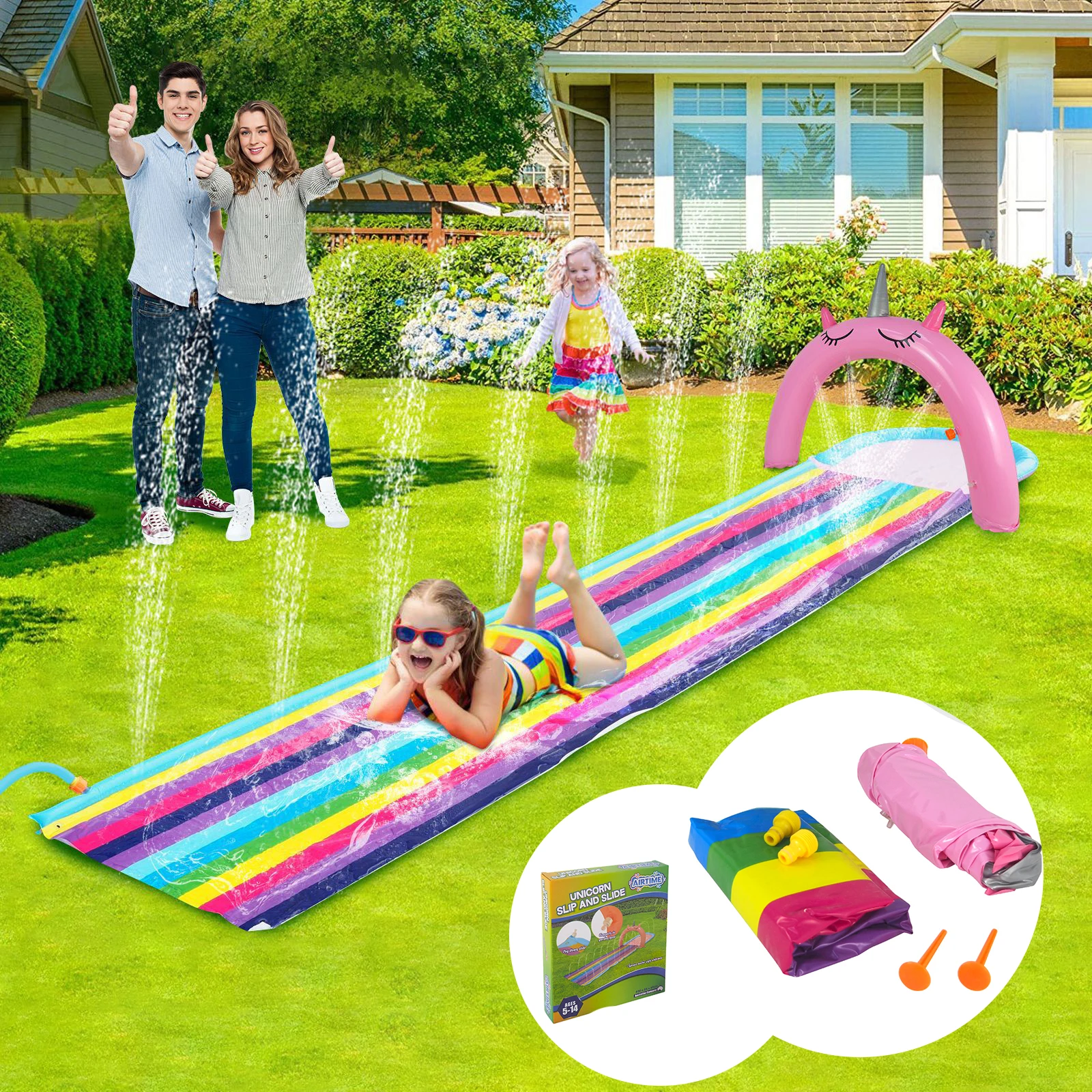 Pools Inflatable Inflatable Sliding Pool Kids Water Slide Gi