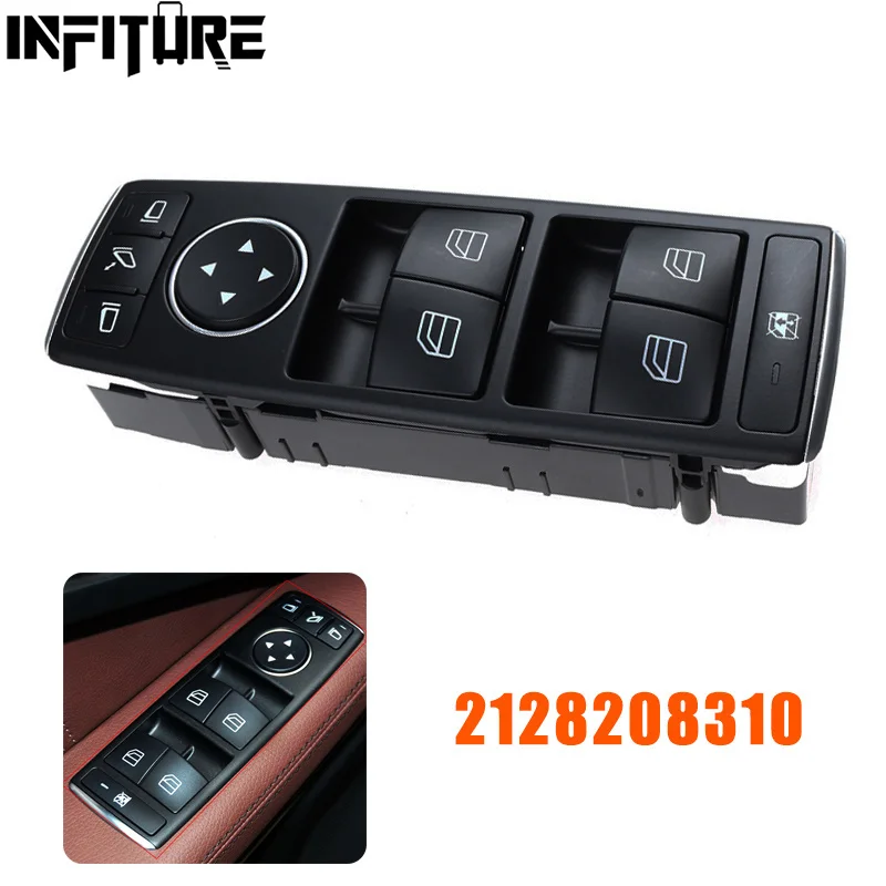 

2128208310 Electric Power Master Window Control Switch Button For Mercedes Benz W204 W212 C207 A207 C E Class X204