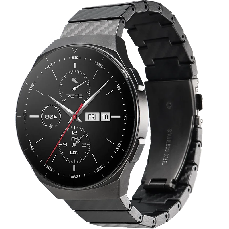 

Carbon fiber Strap for HUAWEI GT2 46mm Samsung Galaxy Watch 4 44mm For Amazfit GTS Watch 4 classic 46mm Active 2 watch band 20mm