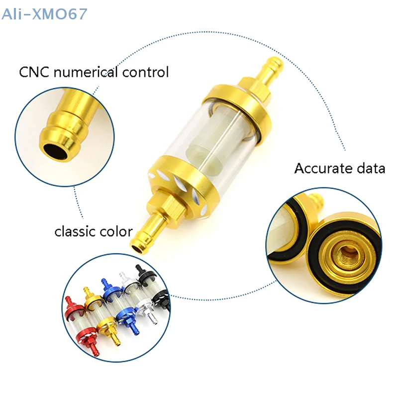 8 мм ЧПУ Алюминиевый сплав стекло мотоцикл газ топливный бензиновый масляный