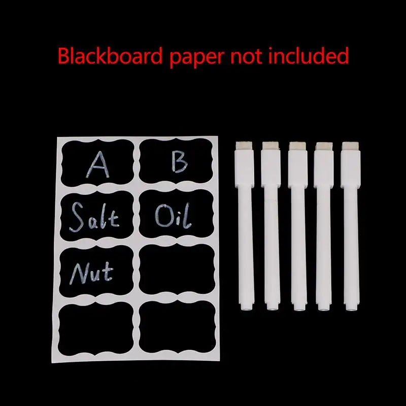 

5Pcs Erasable White Liquid Chalk Pen/Marker For Glass Windows Chalkboard