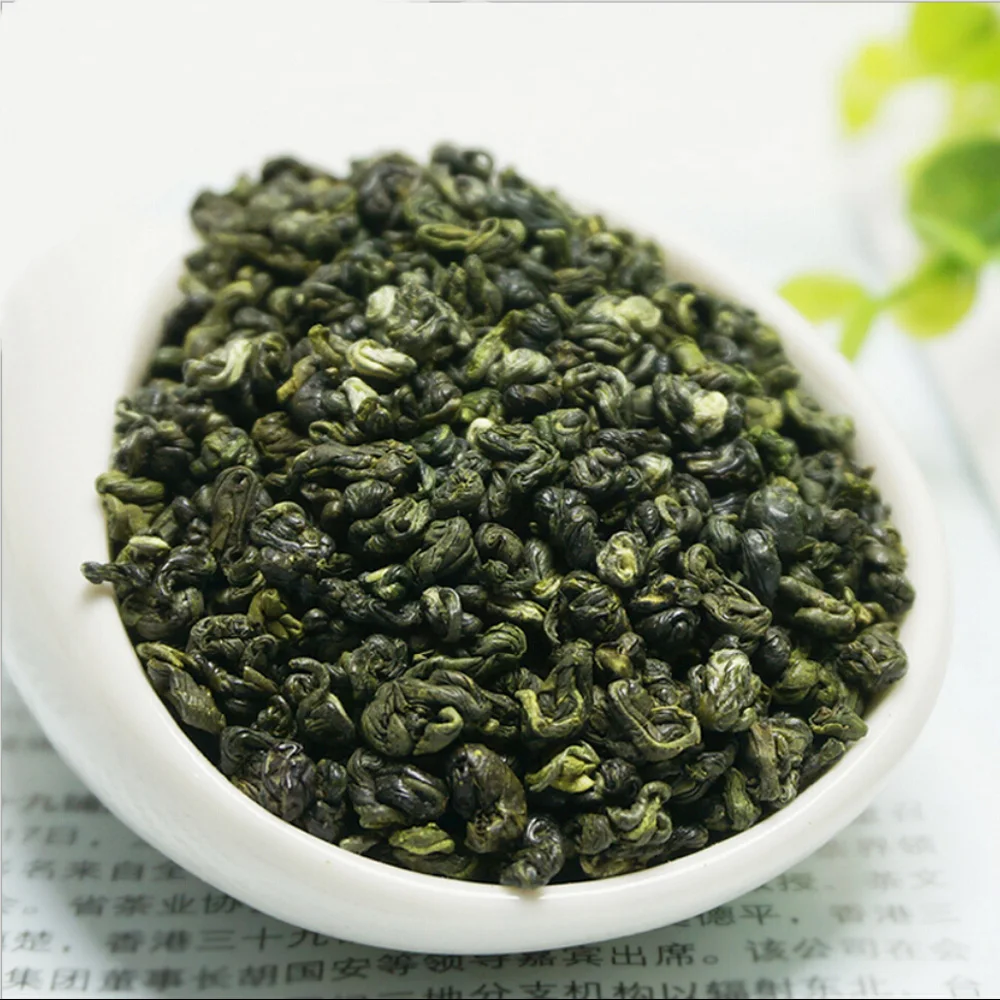 

2022 China High Moutain Organic Biluochun High Moutains Bi Luo Chun for Lose Weight Tea Green Health Care Loss Slimming Tea 250g