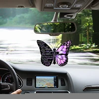 faith flower print car pendant auto rearview mirror hanging ornaments interior decoraction accessories for girls l7h8