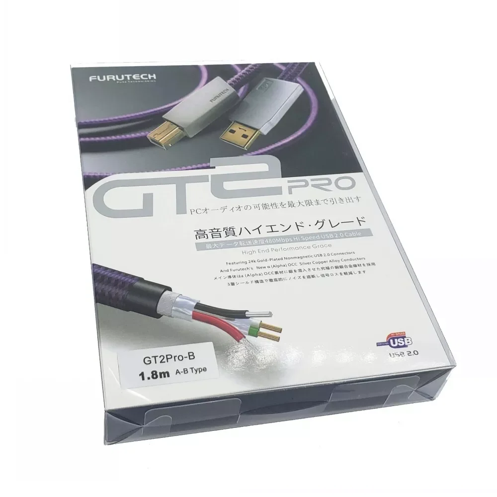 

High-end FURUTECH GT2Pro-B Audio Grade USB Cable A-B Type Brand New/Japan