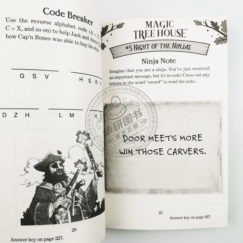 Ceny 3 Książki/zestaw Angielski Oryginalny Magiczny Domek Na Drzewie Skoroszyt Oxford Czytanie Książki Z Drzewa Dla Dzieci Manga Book Englis