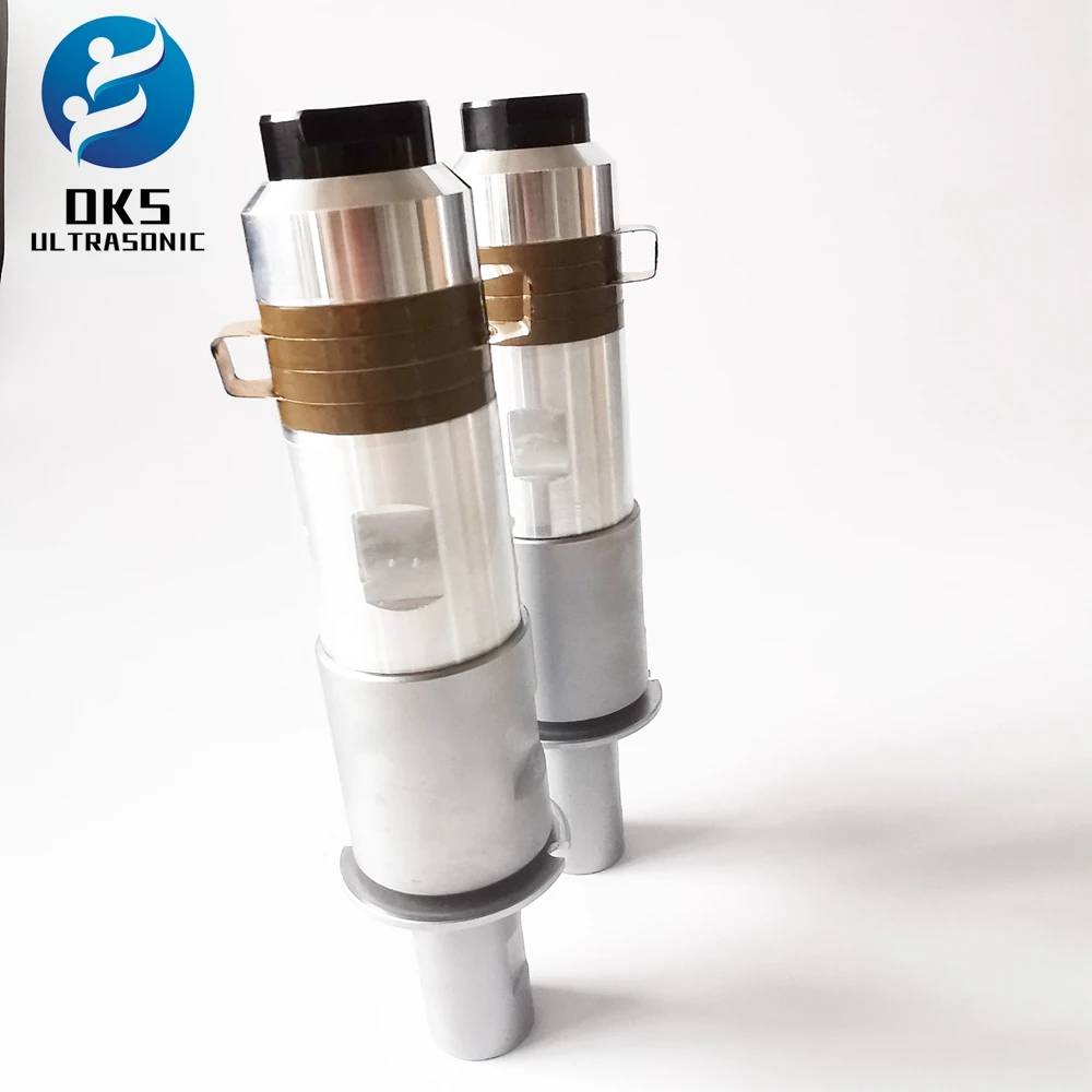 

20khz Ultrasonic Welder Transducer With Booster for 2000W Plastic Welding and Food Cutting Machine