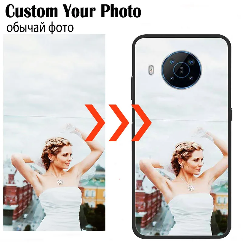 Индивидуальные чехлы для телефонов Nokia X100 5G силиконовый чехол с индивидуальным