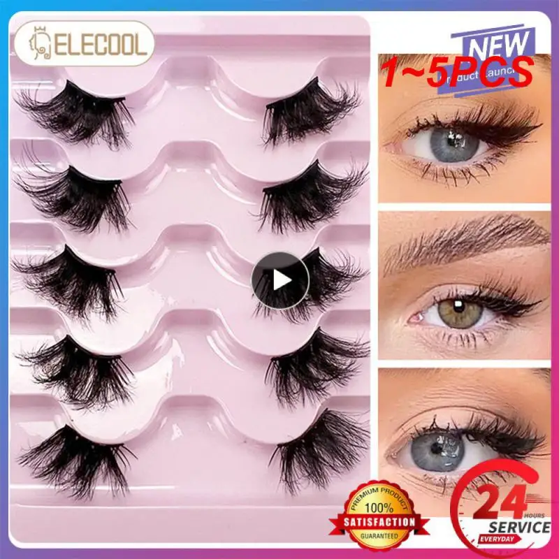 

Ресницы 3D норковые для наращивания ресниц, искусственные мерцающие Искусственные ресницы, половинки искусственных ресниц, инструменты для макияжа, 1 ~ 5 шт.