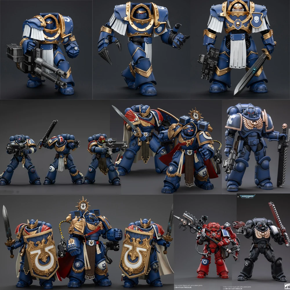Фигурки JOYTOY Warhammer 40K 118: Ультрамаринов, Марнус Калгар, Когтистые Волки, коллекционные модели аниме-фигурок, игрушки (art.: 3920d8119e032) - 3920d8119e032