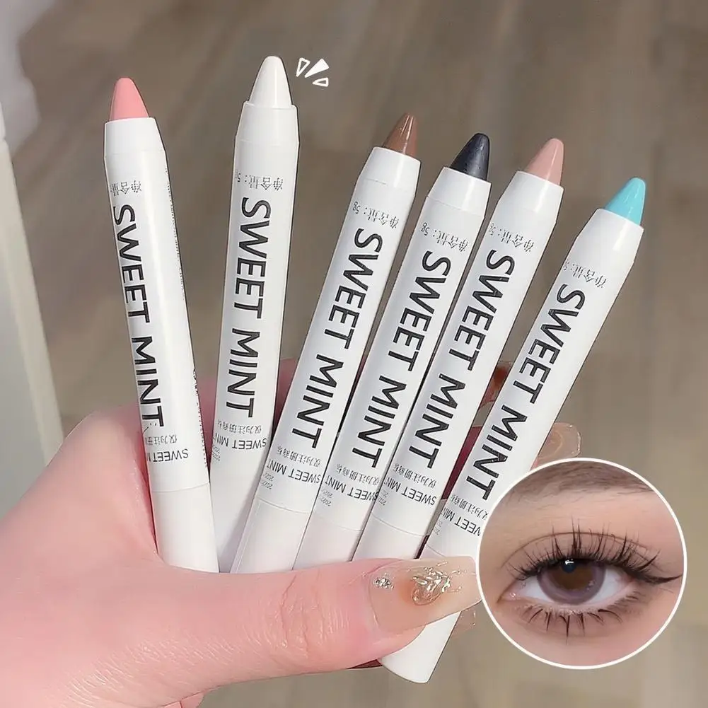 

Sweet Mint High Light Pen Glitter Fairy Powder Eye Brightening Pearlescent Highlight Body Face Silkworm Pen Waterproof Lyin L2E6
