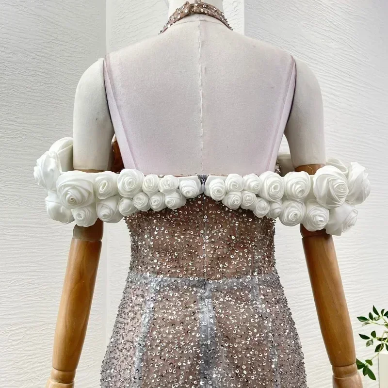 Женские макси-платья WorldCloset с аппликацией