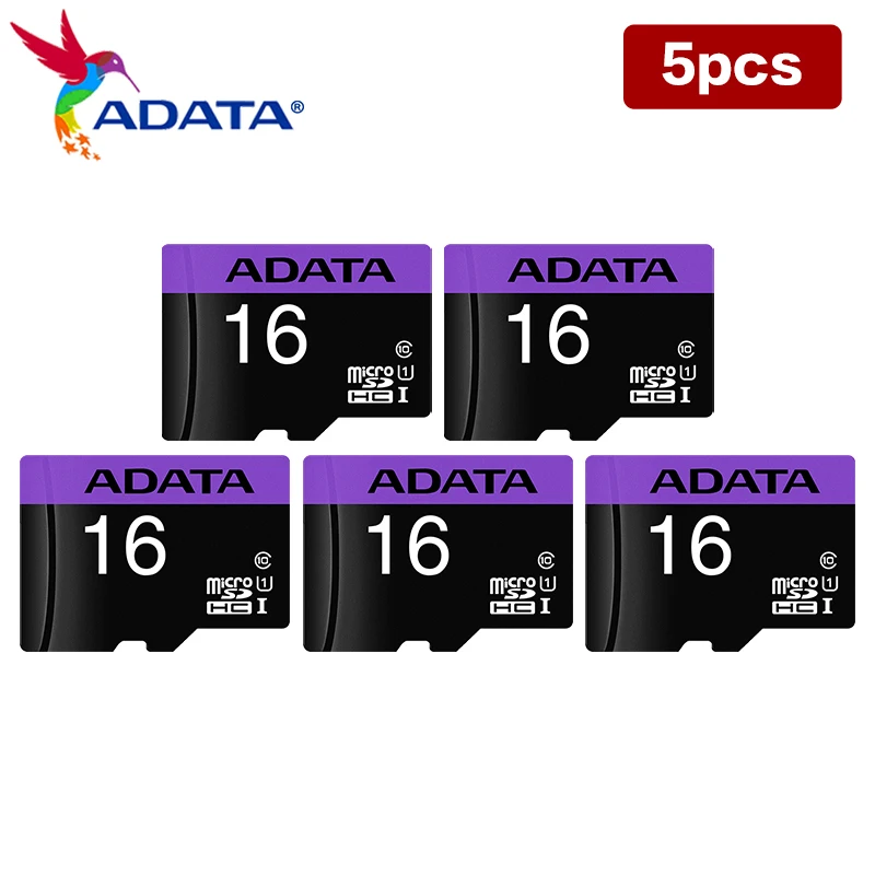 

ADATA SDHC Card 16GB 32GB TF Flash Memory Card High Speed Class 10 U1 Microsd TF Card Flash Card Storage Card for Phone PC