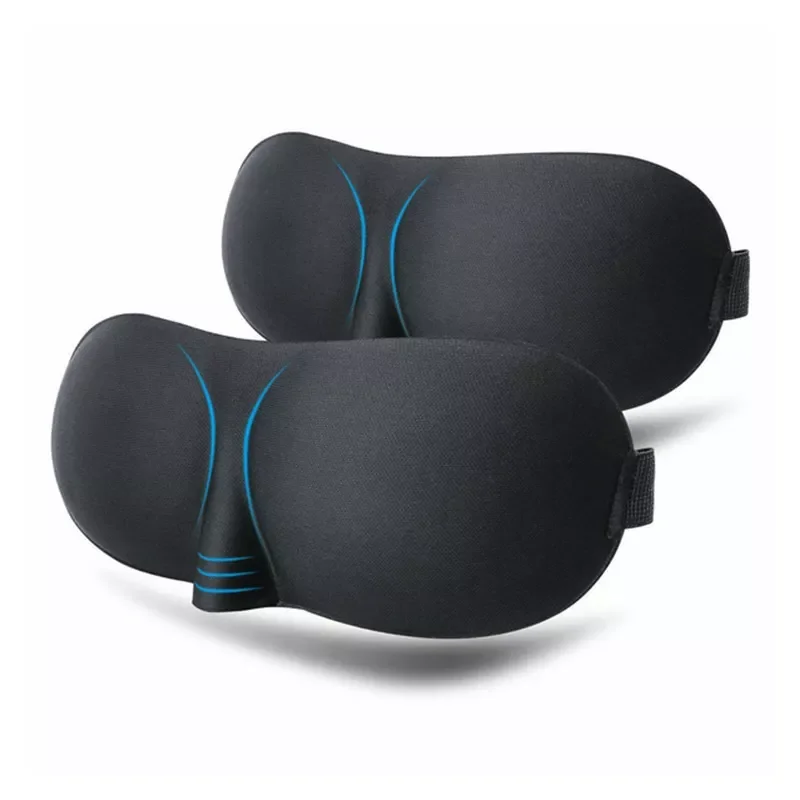 

Sleep Mask Memory Foam Silk Sleeping Eye Cover Soft Comfort Three Dimensional Blindfold Breathable Eyeshade Travel Rest