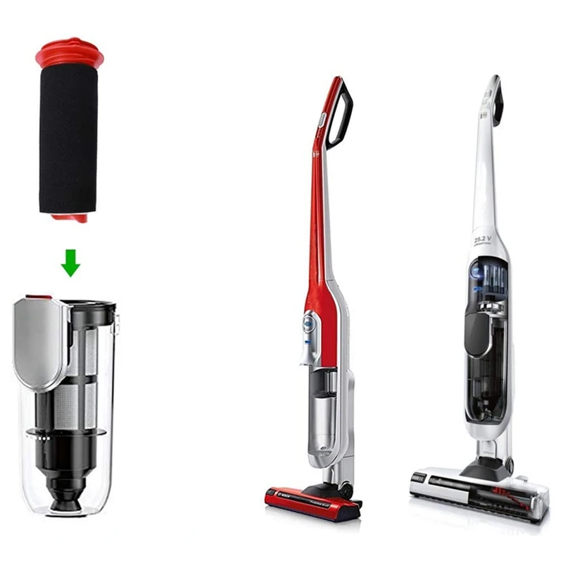 Комплект из 4 фильтров для ручного пылесоса Bosch Athlet фильтр BCH6L2560 BCH6L2561BCH6ZOOO