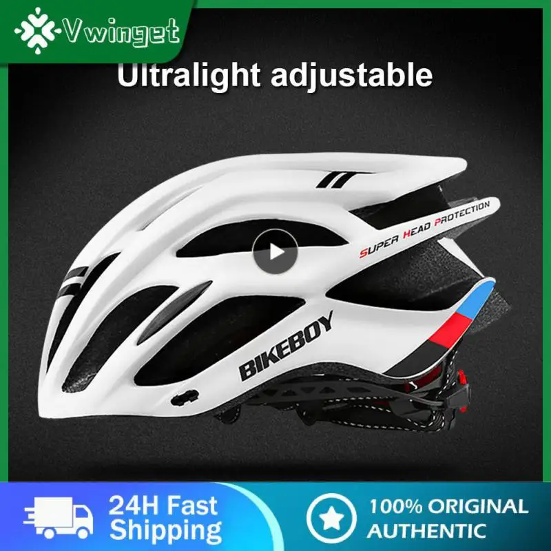 

Bicycle Helmet Lightweight Durable Bike Cap Withlight Adjustable Lynon Chin Strap Cycling Helmets Cycling Cycling Equipment