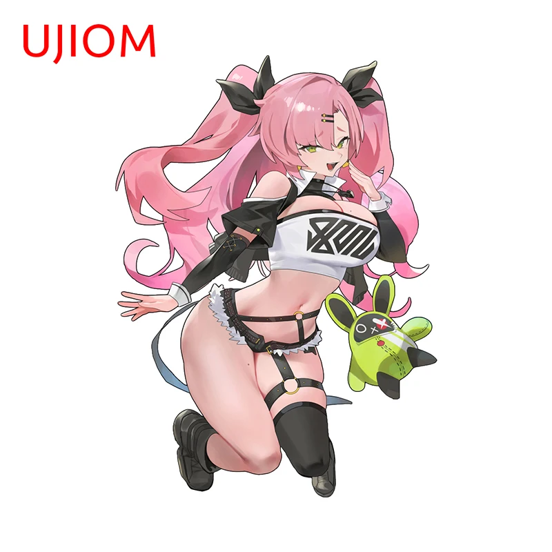 UJIOM 13 см × 9 5 Zenless Zone Zero Николь Демара Сексуальные наклейки на стену Очаровательные